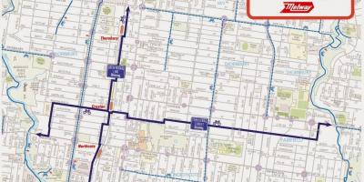 Mapa ng Melbourne bike ibahagi