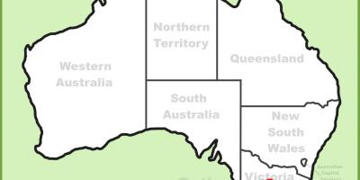 Mapa Ng Melbourne Australia