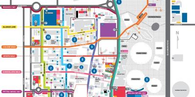 Mapa ng Monash university