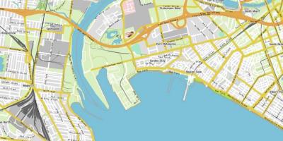Mapa port Melbourne