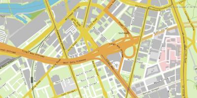 Korona Melbourne mapa
